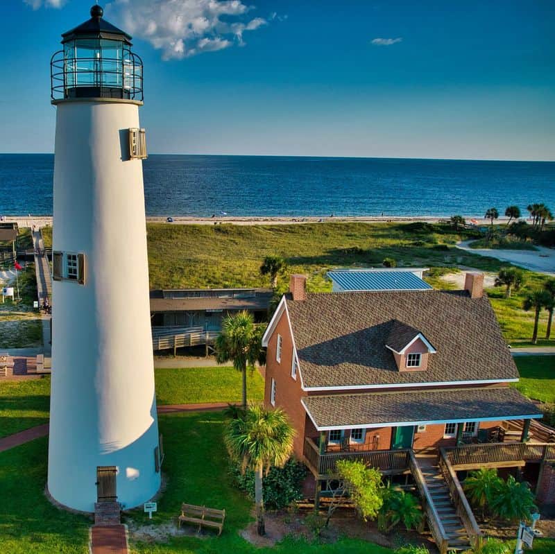 10 Must-See Lighthouses Along Florida’s Stunning Coastline Saint George Island Lighthouse